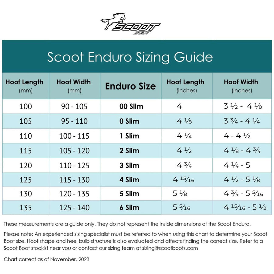 Scoot Boot Horse Shoe Enduro Single Black