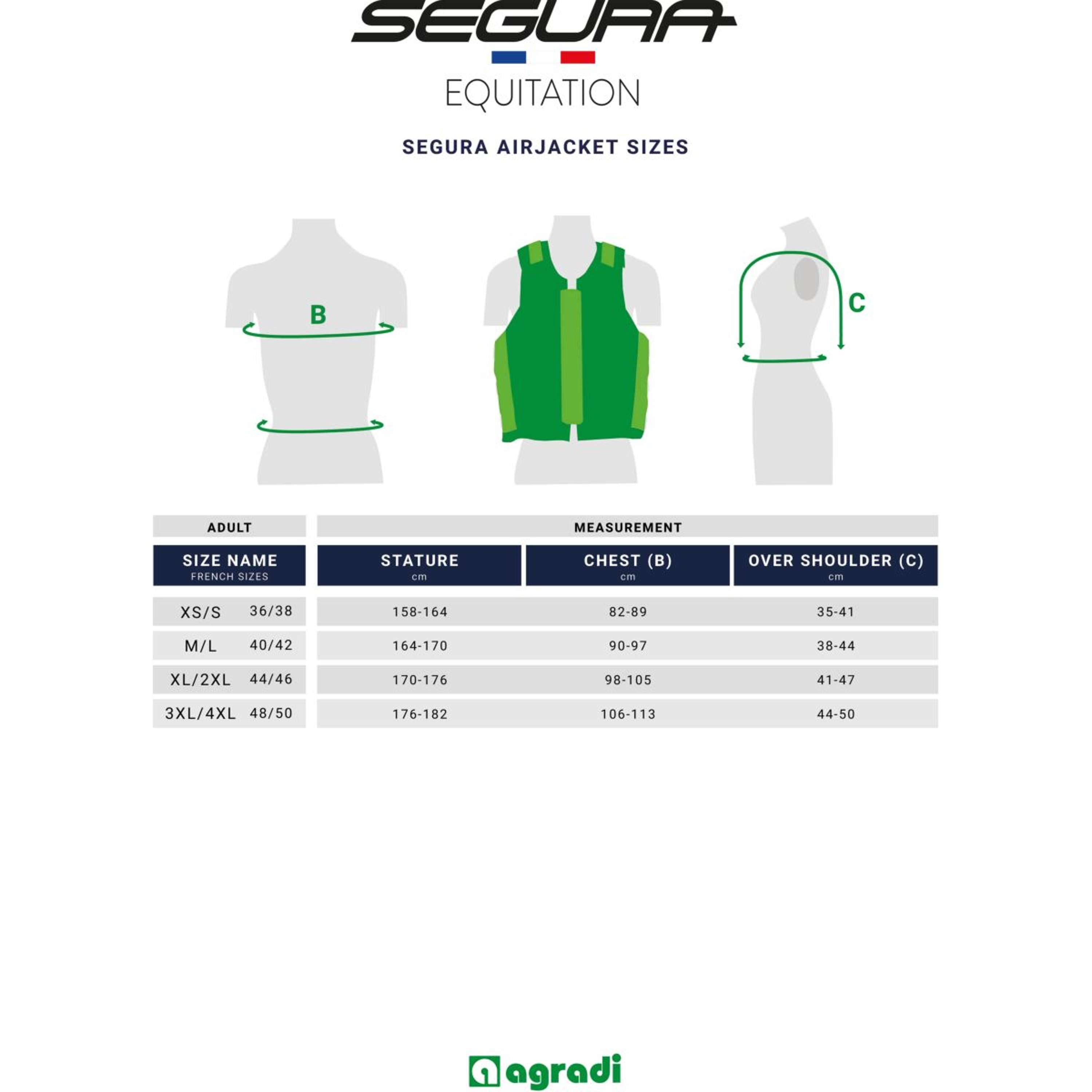 Segura Equitation Airbag C-protect Air Evo Black