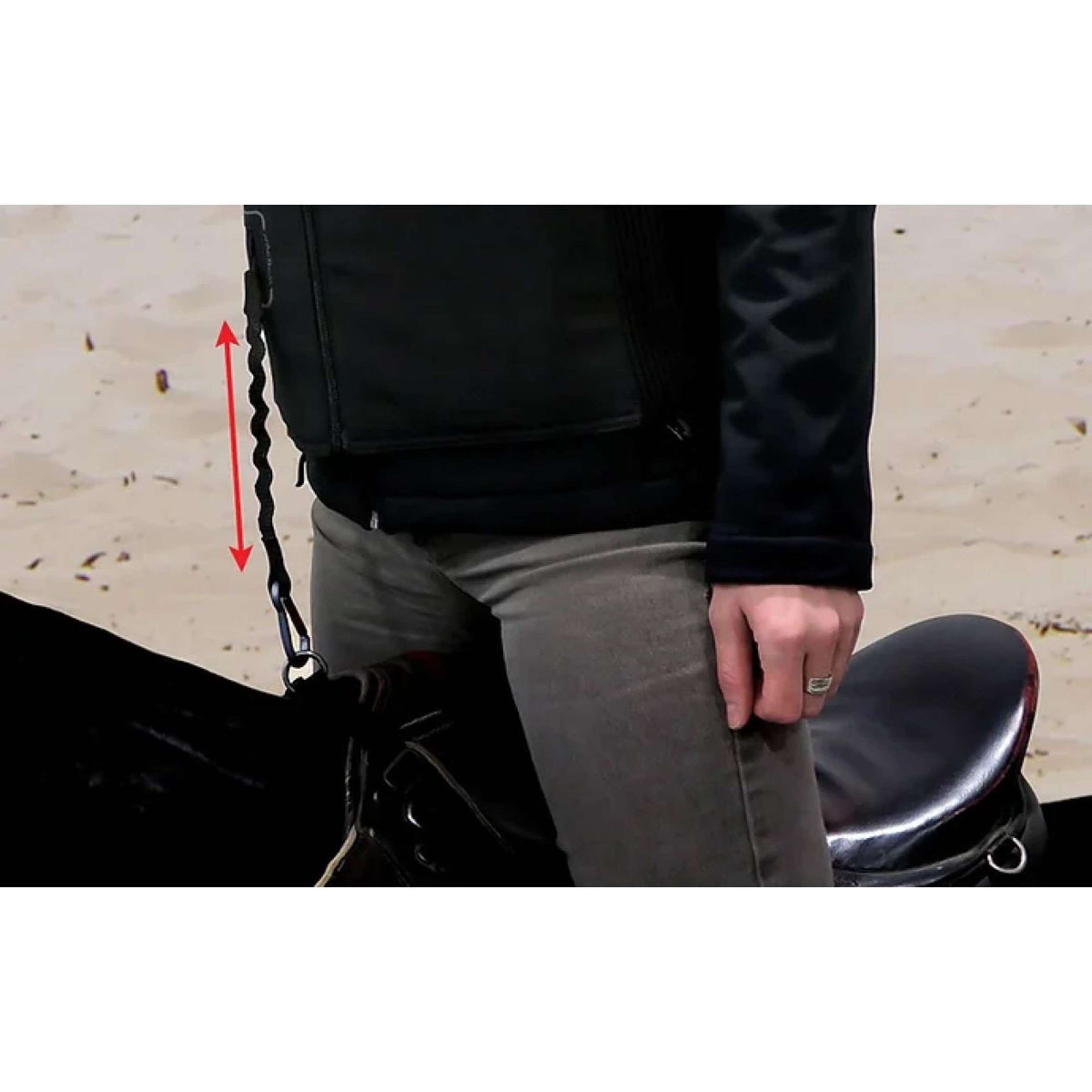 Segura Equitation Fastening Cord Elastic Black Segura Equitation Fastening Cord Elastic Black