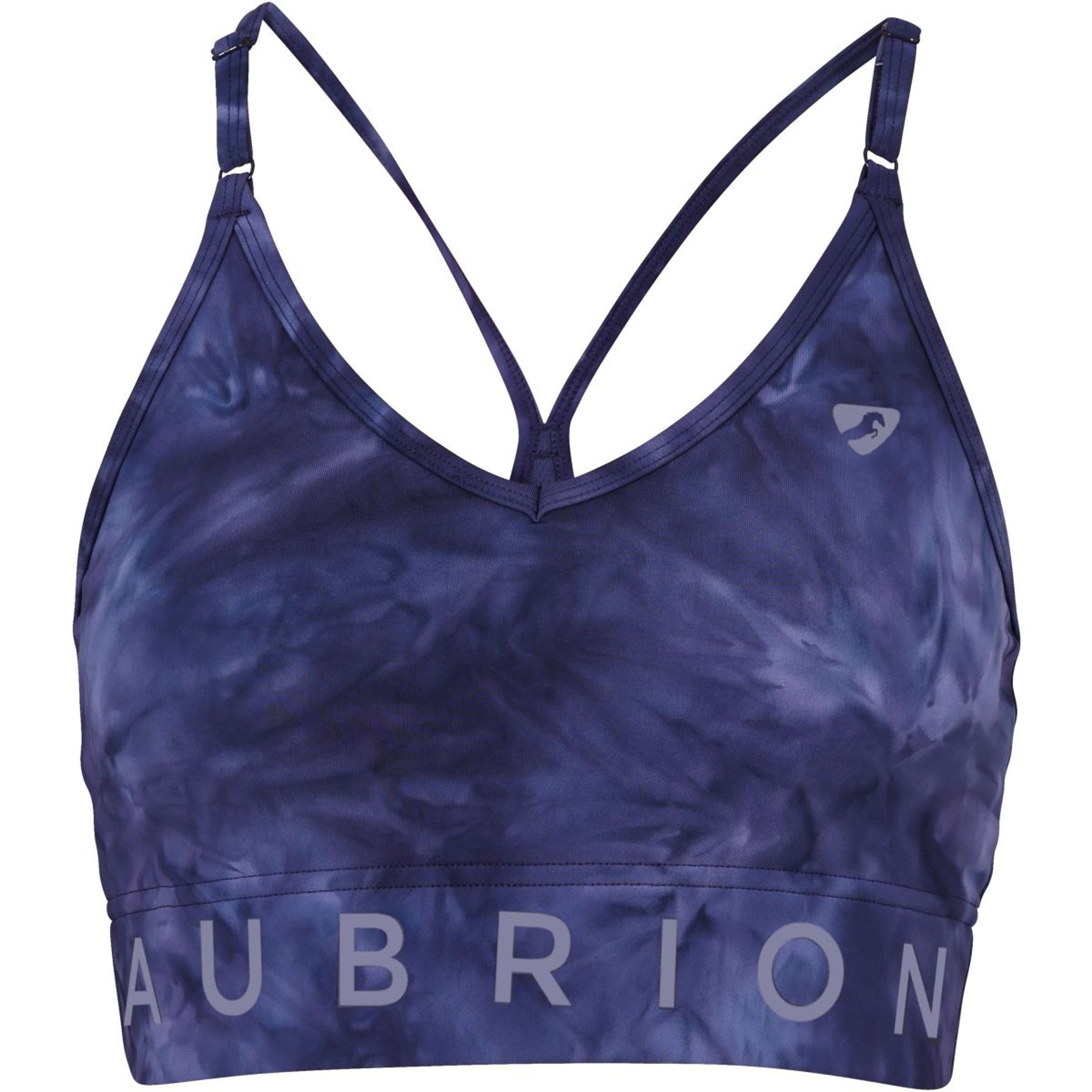 Aubrion Sports Bra Invigorate Navy Tie Dye