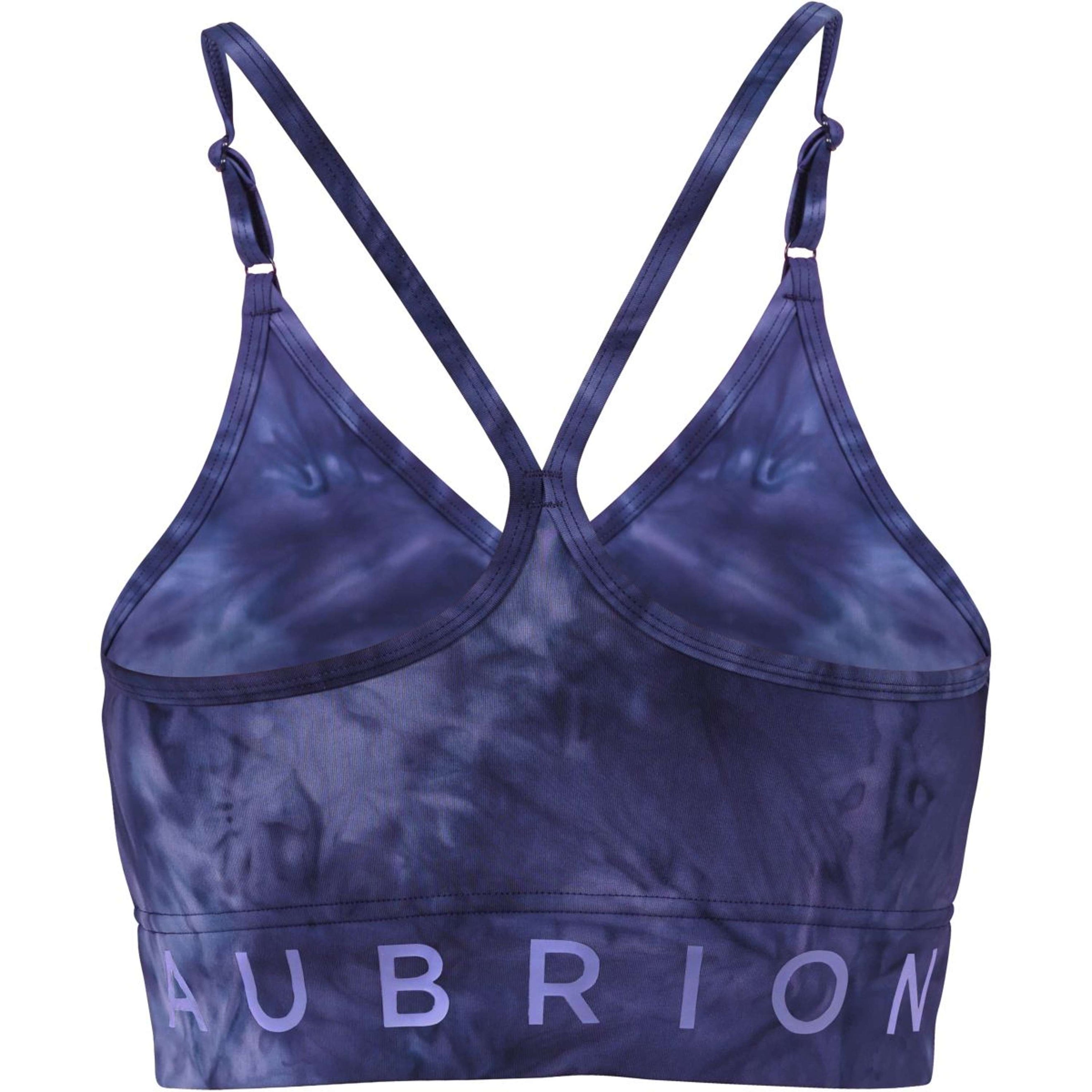 Aubrion Sports Bra Invigorate Navy Tie Dye