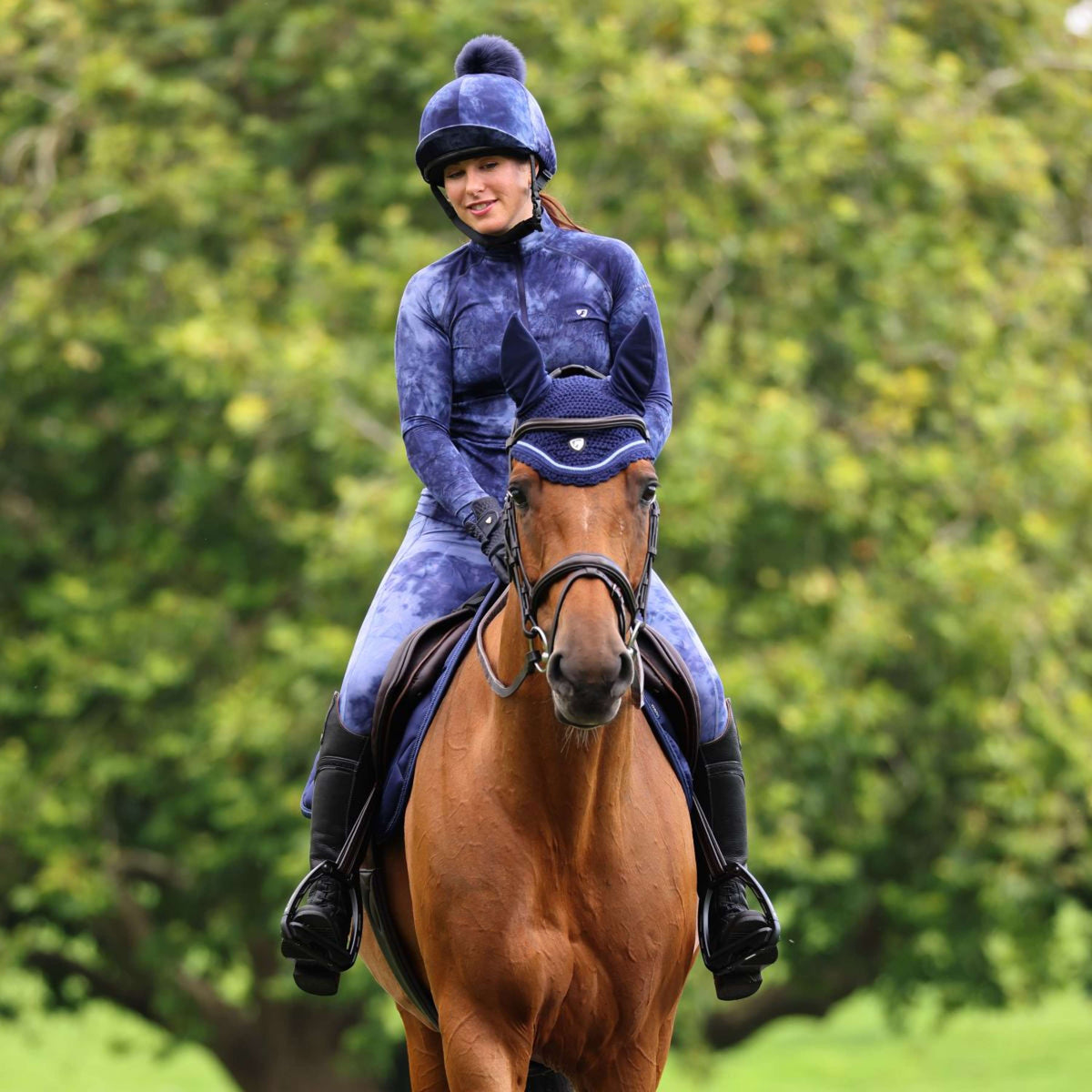 Aubrion by Shires Base Layer Revive Navy Tie Dye