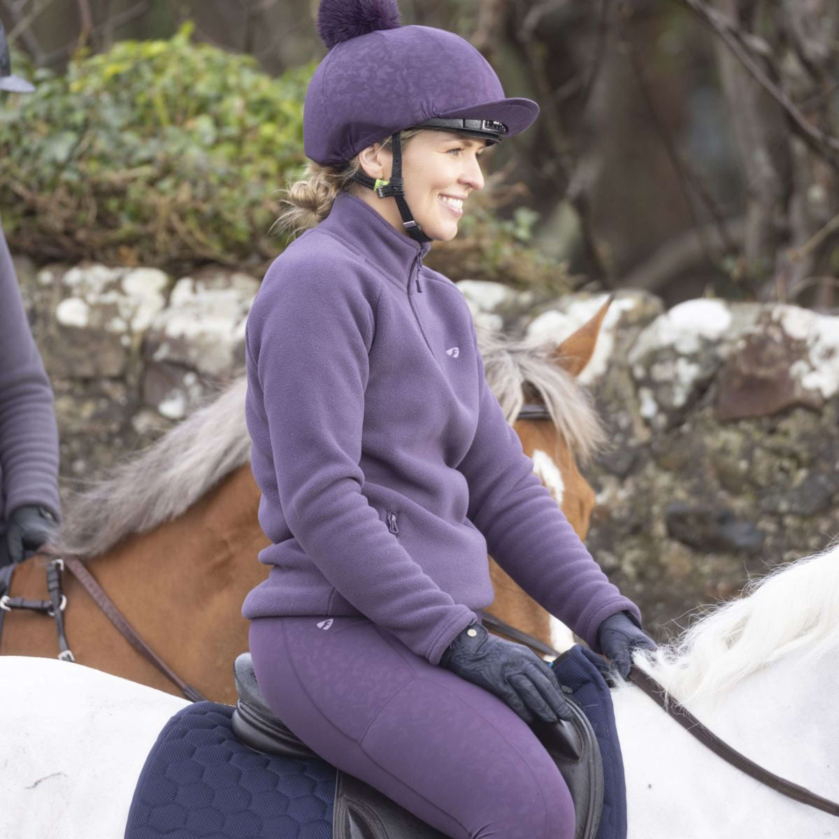 Aubrion by Shires Riding Legging Non-Stop Purple