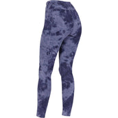 Aubrion by Shires Riding Legging Non-Stop Navy Tie Dye