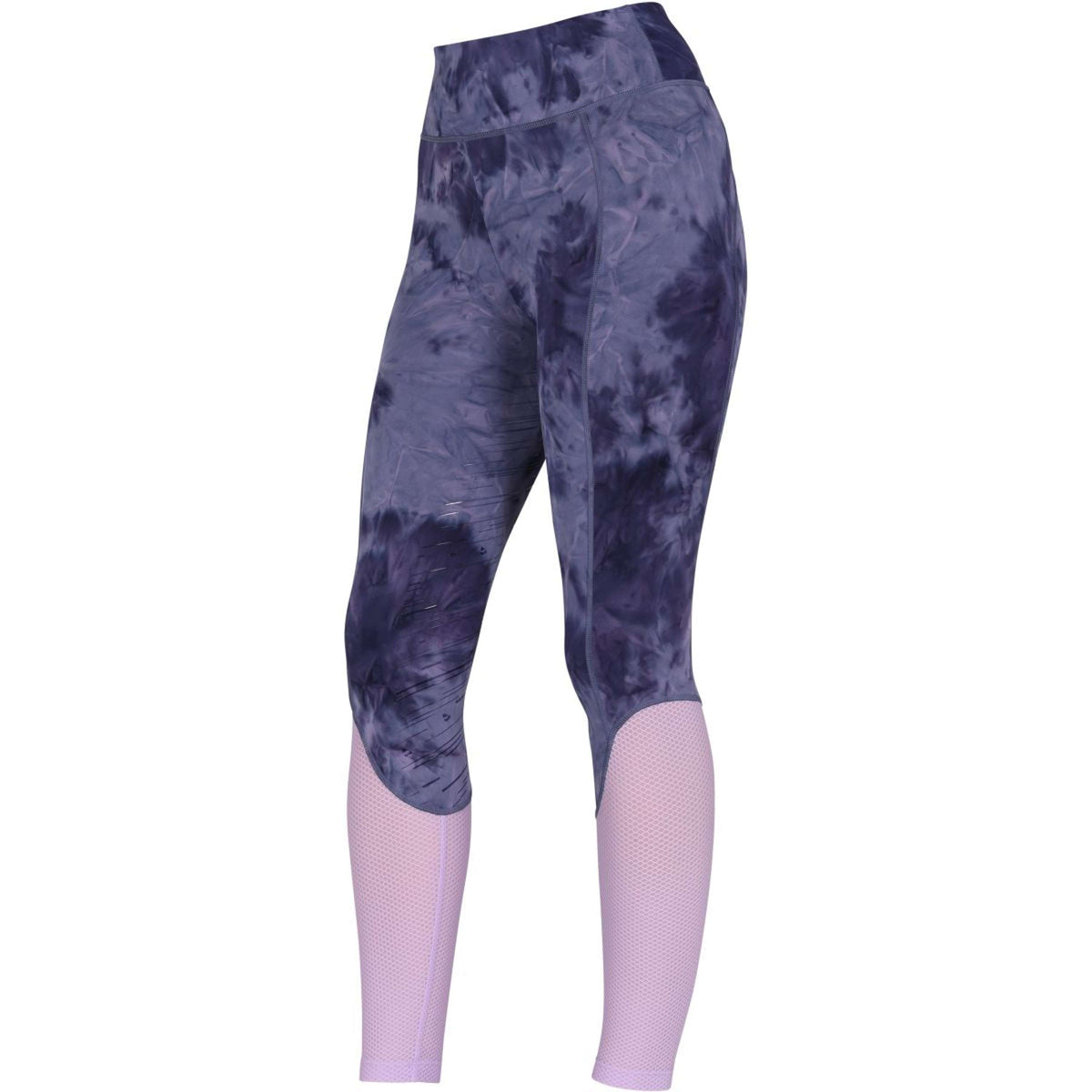 Aubrion by Shires Riding Legging Rhythm Mesh Navy Tie Dye