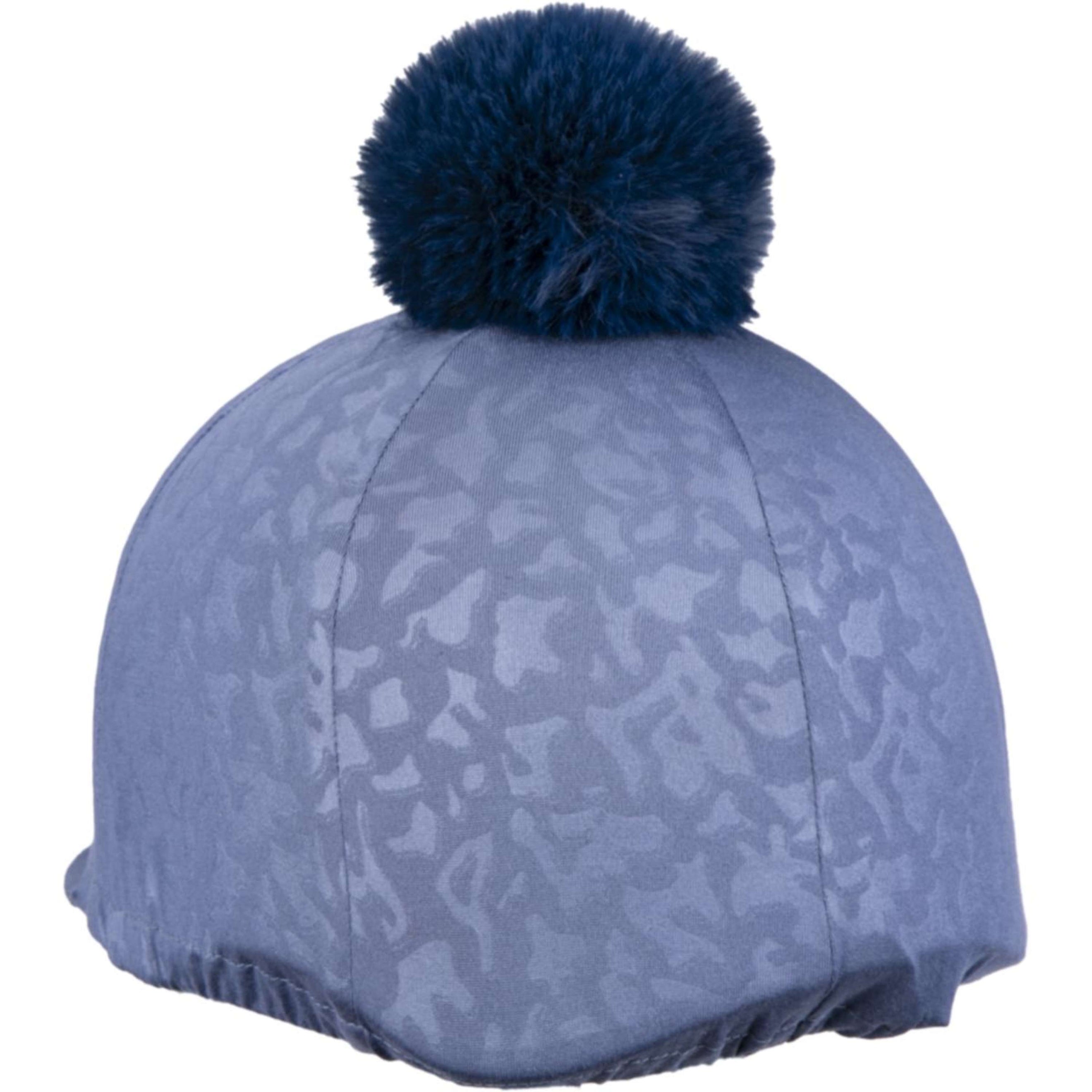 Aubrion by Shires Hat Cover Pom Pom Blue