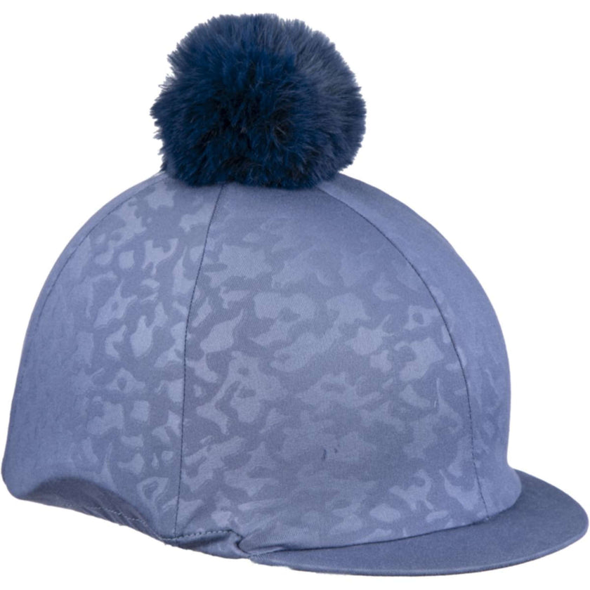 Aubrion by Shires Hat Cover Pom Pom Blue