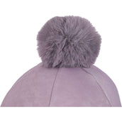 Aubrion by Shires Hat Cover Pom Pom Mauve