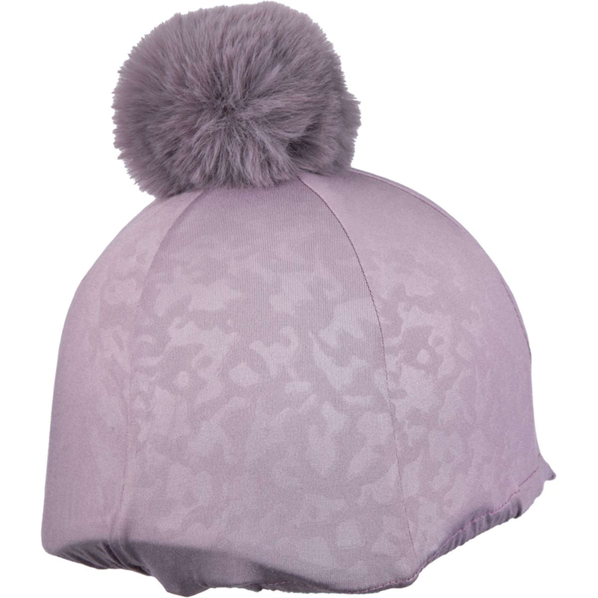 Aubrion by Shires Hat Cover Pom Pom Mauve