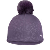 Aubrion by Shires Hat Cover Pom Pom Purple