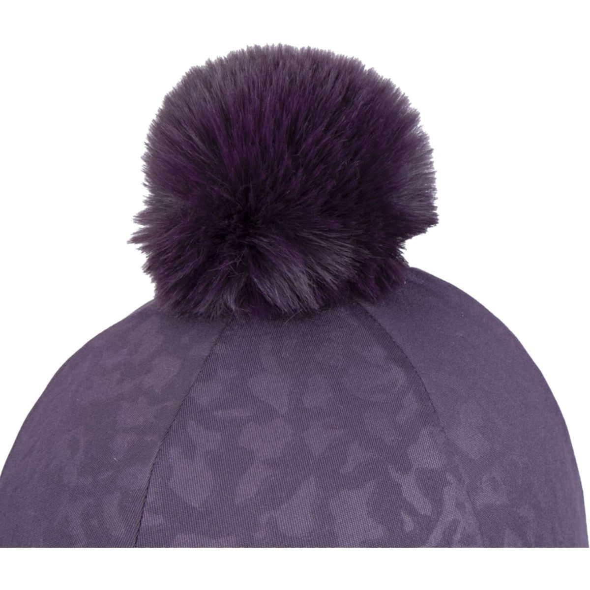 Aubrion by Shires Hat Cover Pom Pom Purple