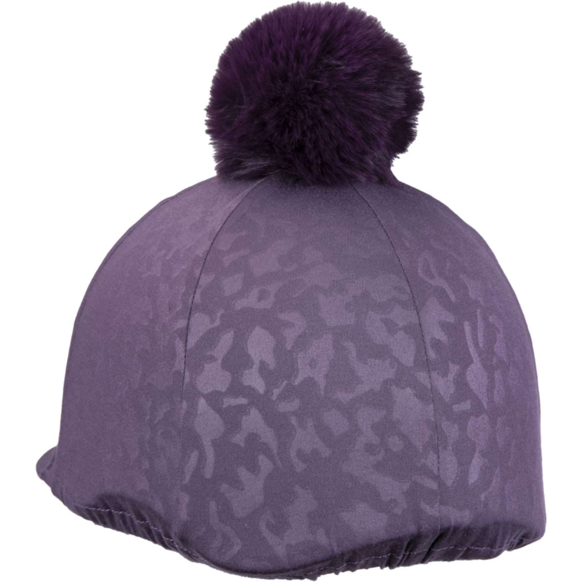 Aubrion by Shires Hat Cover Pom Pom Purple