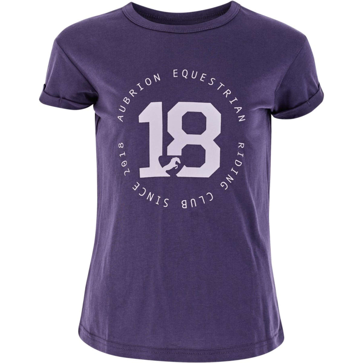 Aubrion by Shires T-Shirt Repose Young Rider Purple