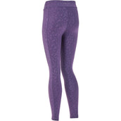 Aubrion by Shires Riding Legging Non-Stop Young Rider Purple