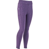 Aubrion by Shires Riding Legging Non-Stop Young Rider Purple