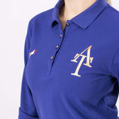 Aubrion Polo Shirt Team Long Sleeves Navy