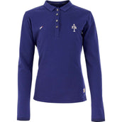 Aubrion Polo Shirt Team Long Sleeves Navy