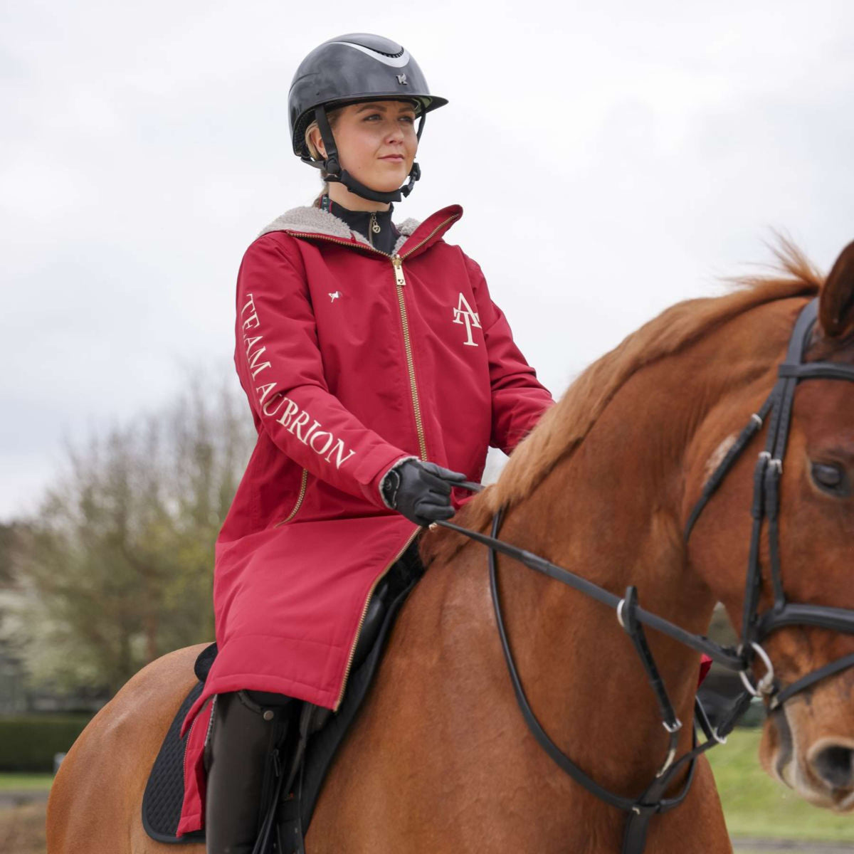 Aubrion Jacket Team All Weather Red