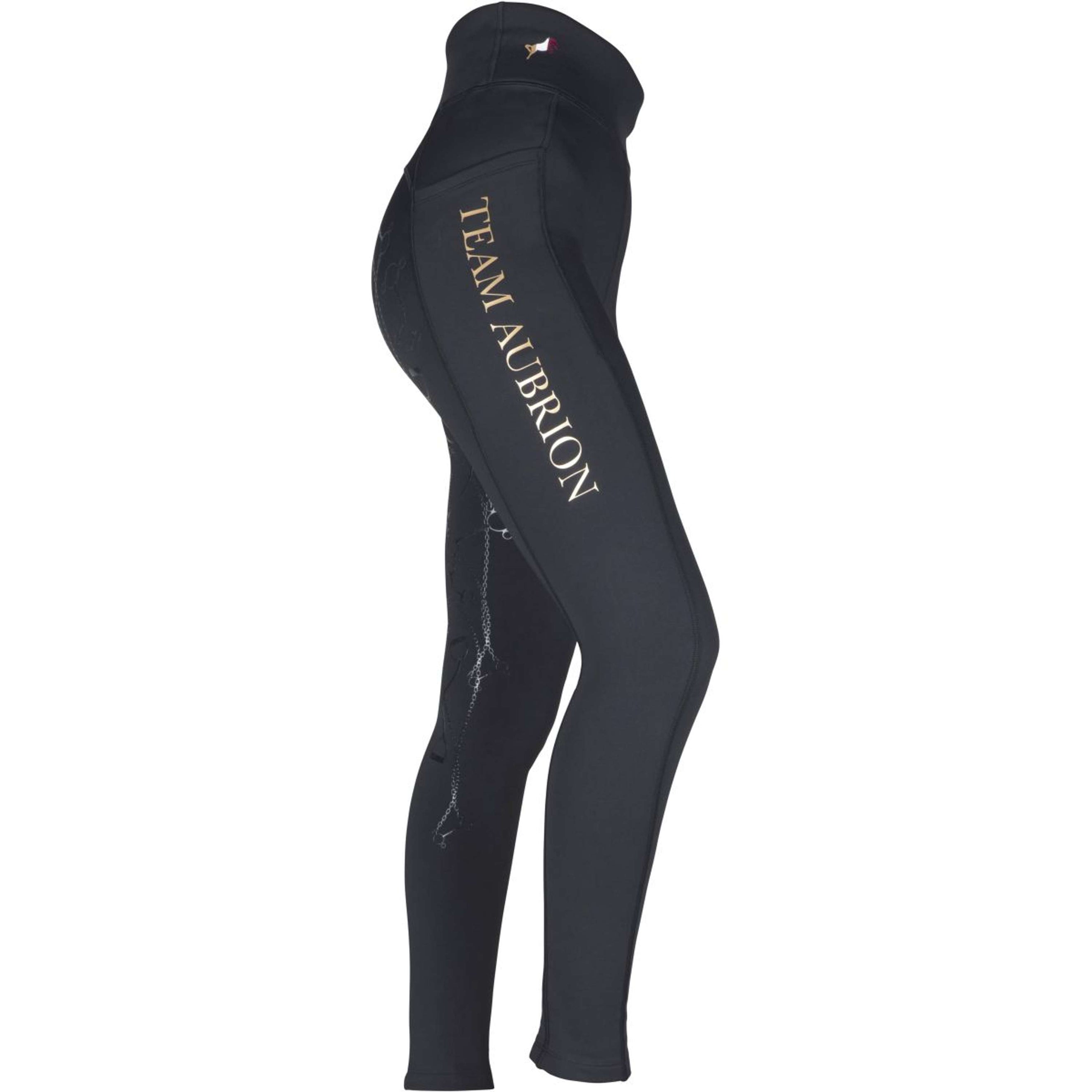 Aubrion Riding Legging Team Winter Black