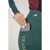 Aubrion Riding Legging Team Winter Green