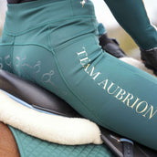 Aubrion Riding Legging Team Winter Green