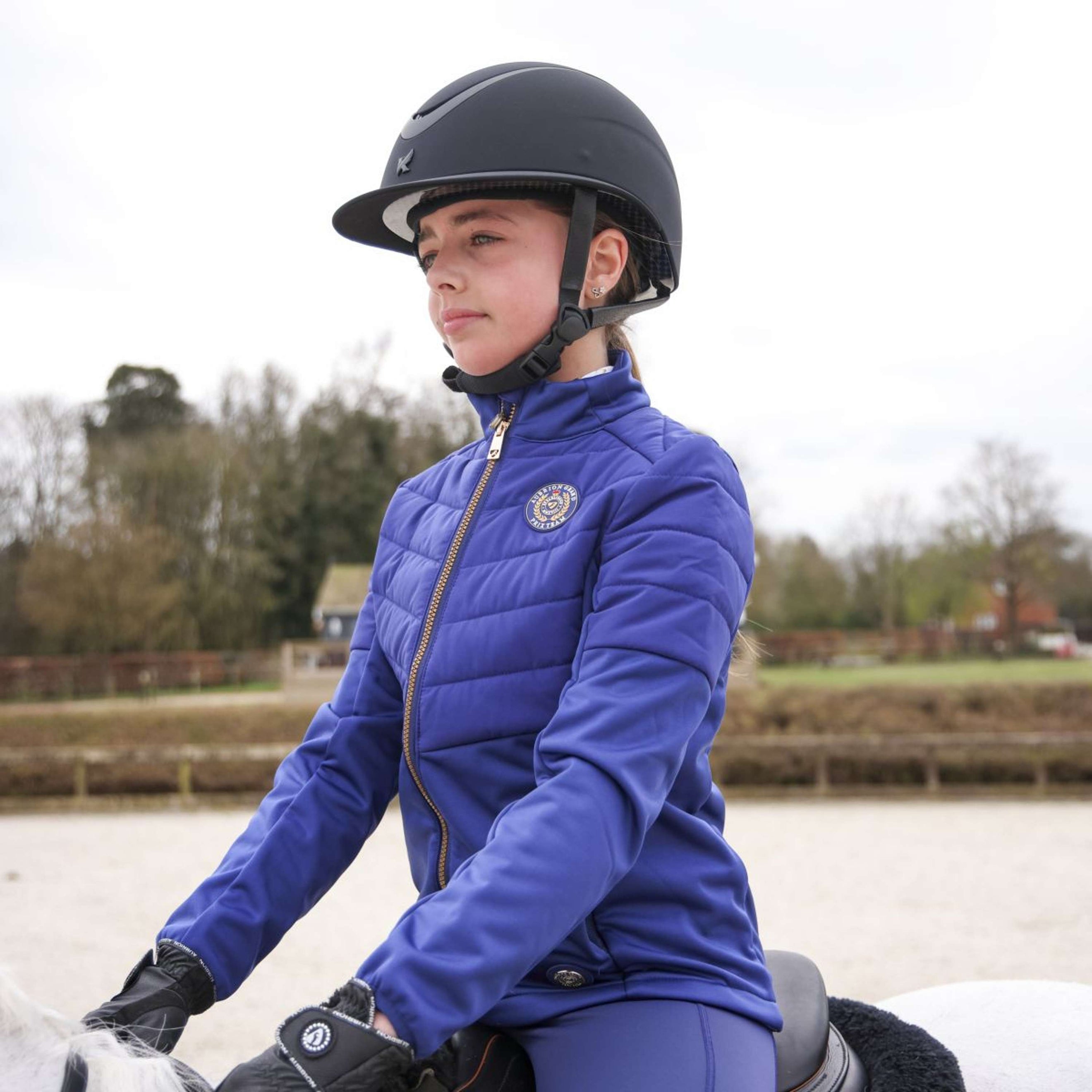 Aubrion Jacket Team Insulated Young Rider Navy