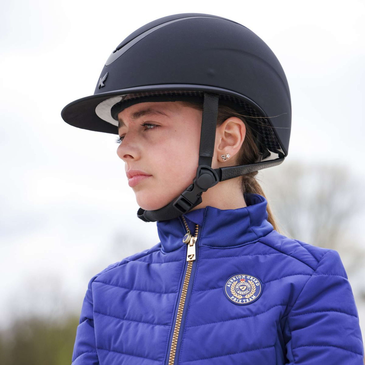 Aubrion Jacket Team Insulated Young Rider Navy