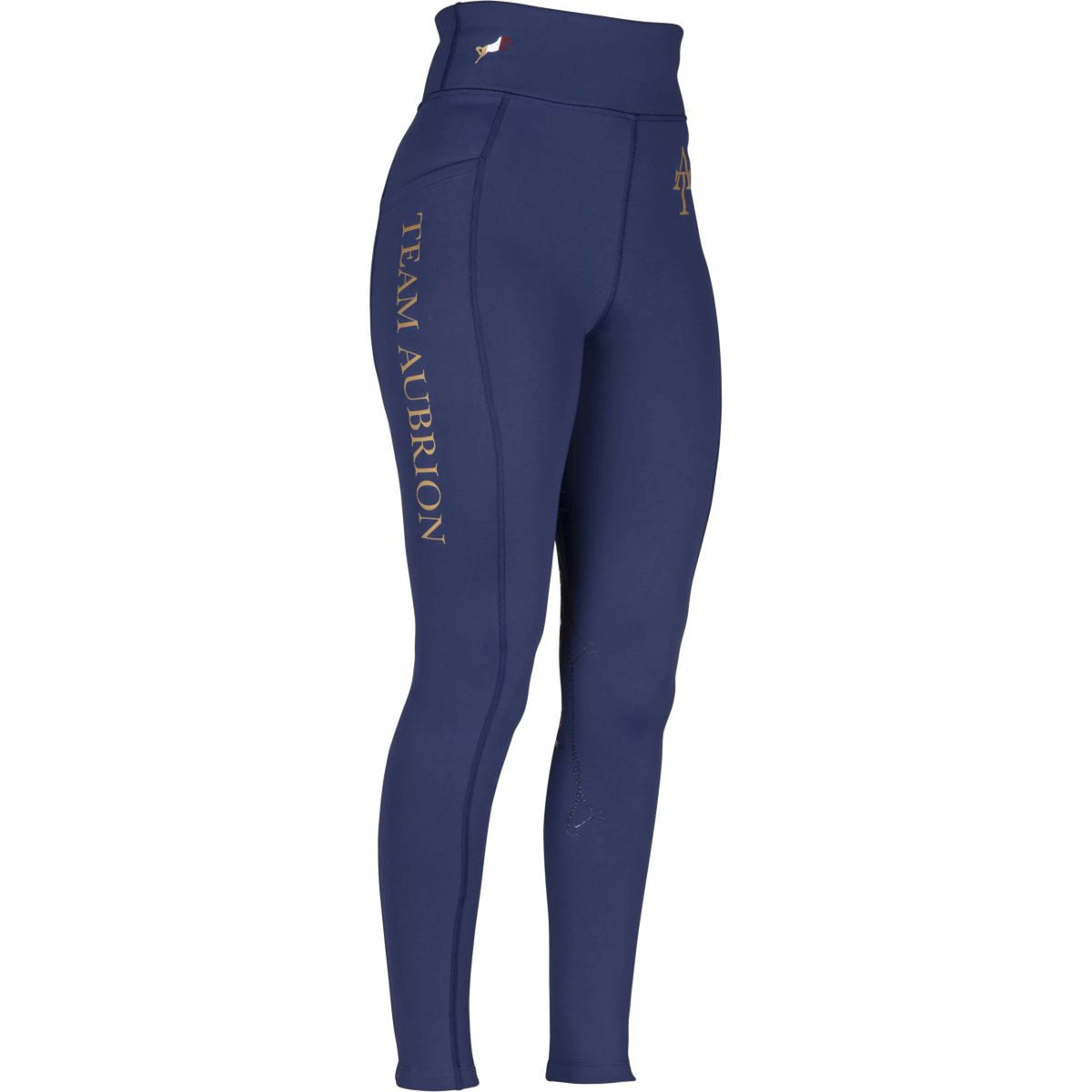 Aubrion Riding Legging Team Young Rider Winter Navy