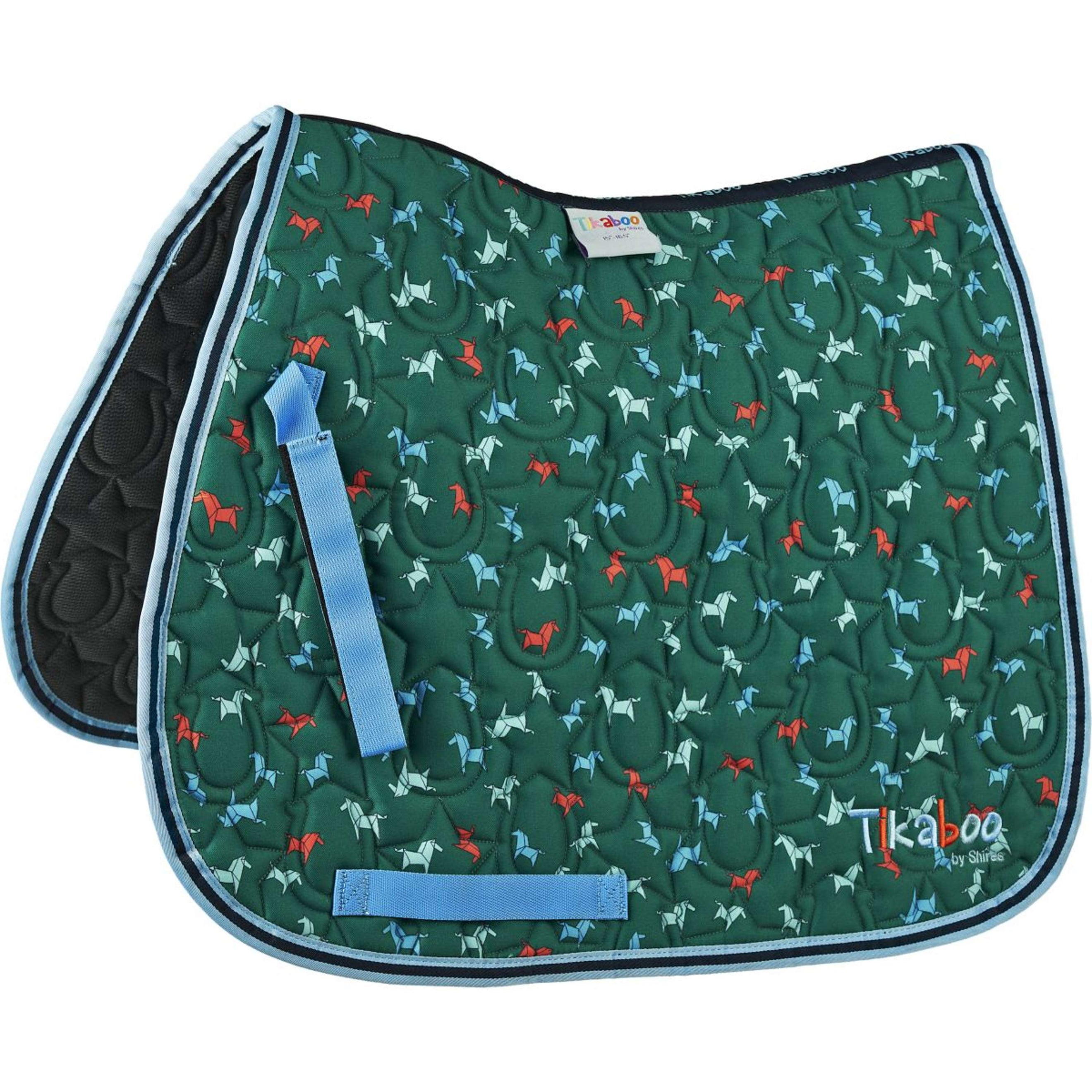 Tikaboo by Shires Saddlepad Green