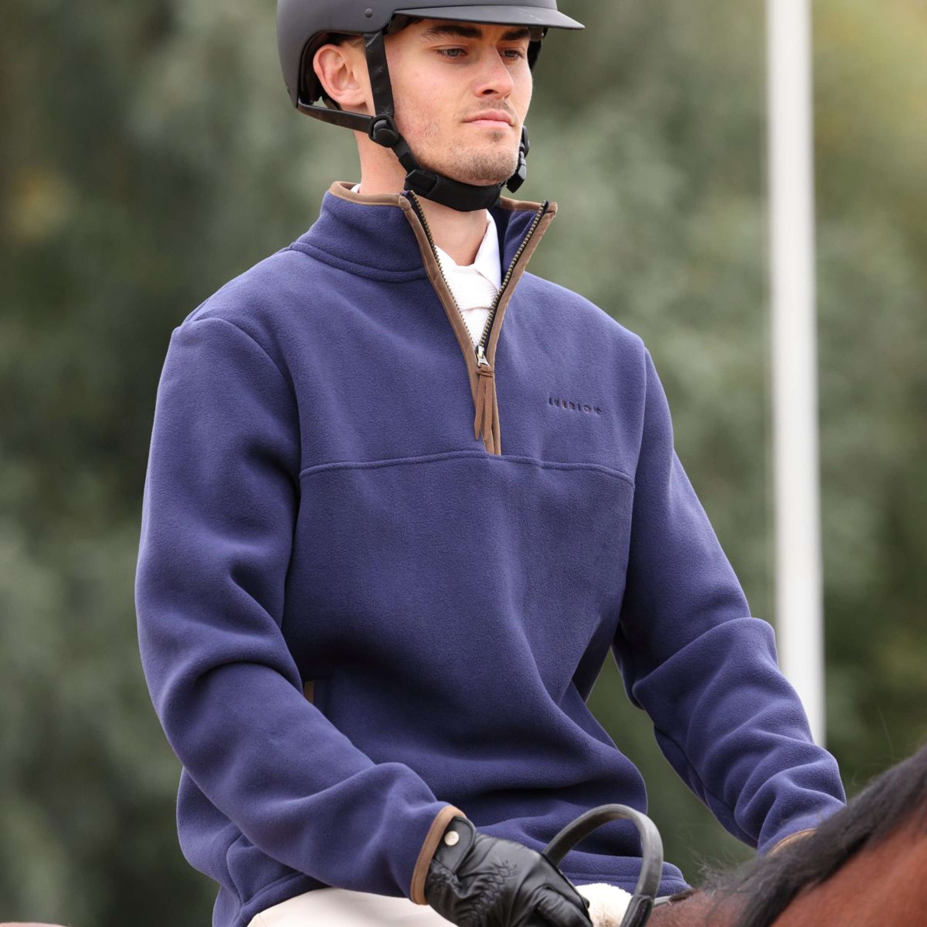 Aubrion by Shires Sweater Original Fleece Men Navy