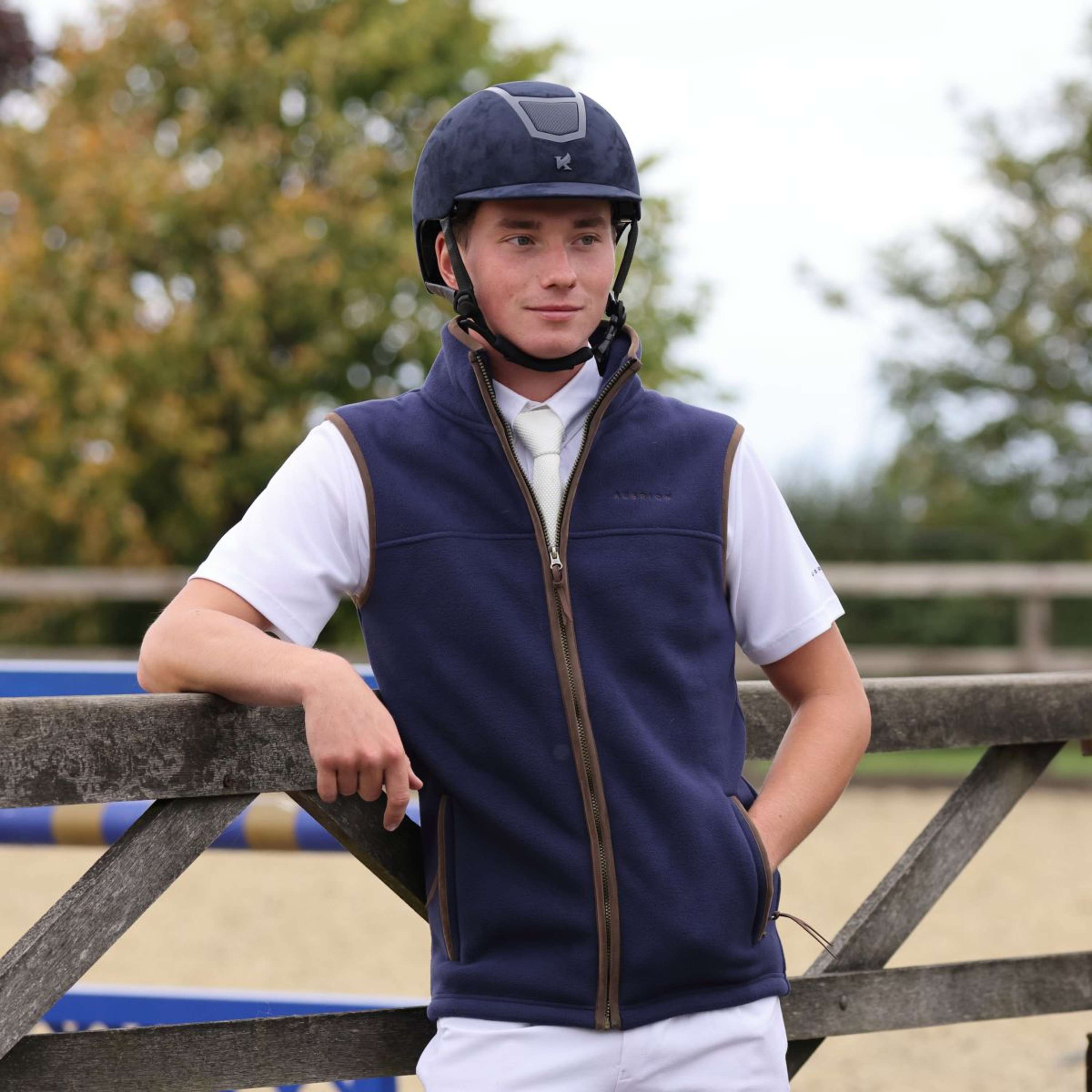 Aubrion by Shires Bodywarmer Original Fleece Men Navy