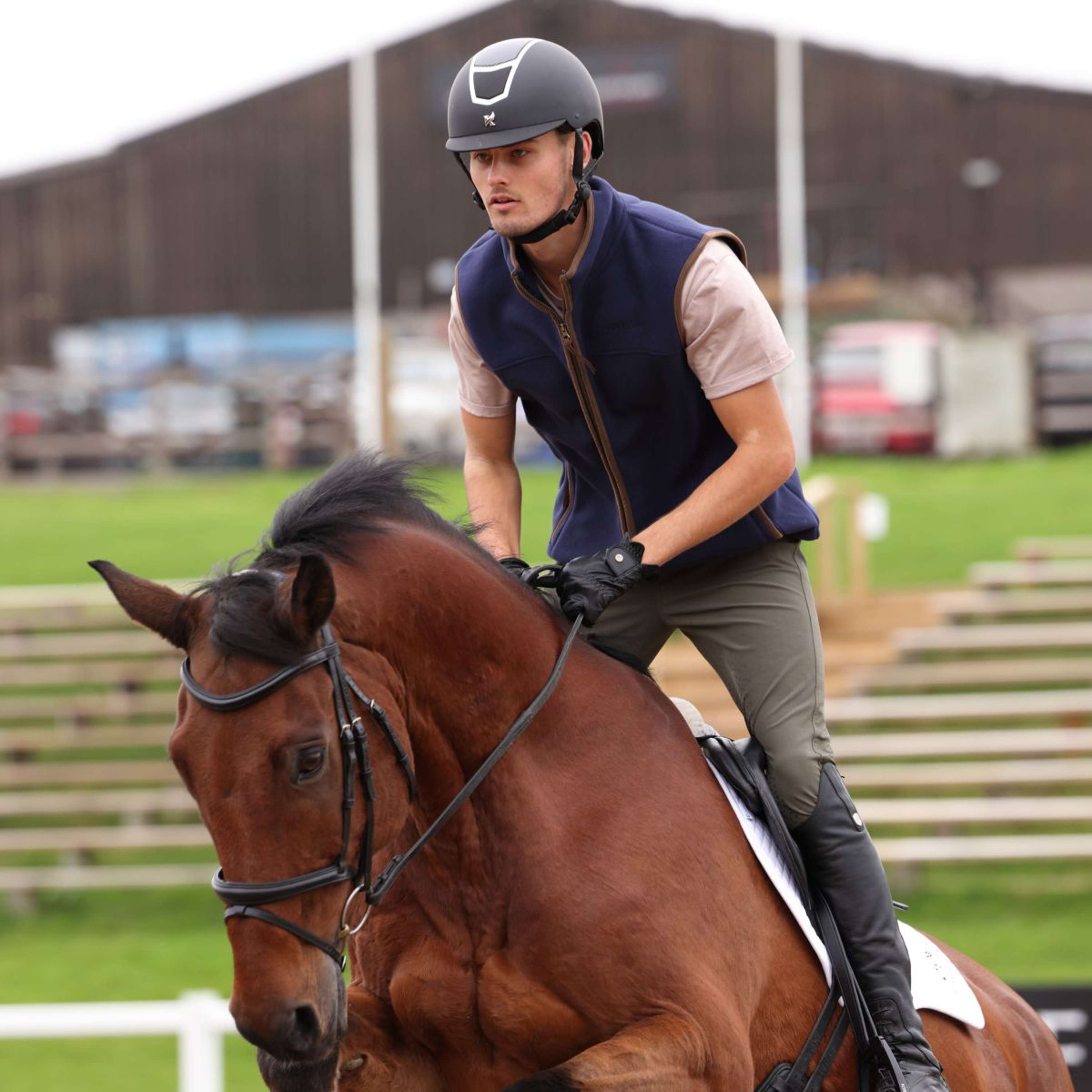 Aubrion by Shires Bodywarmer Original Fleece Men Navy