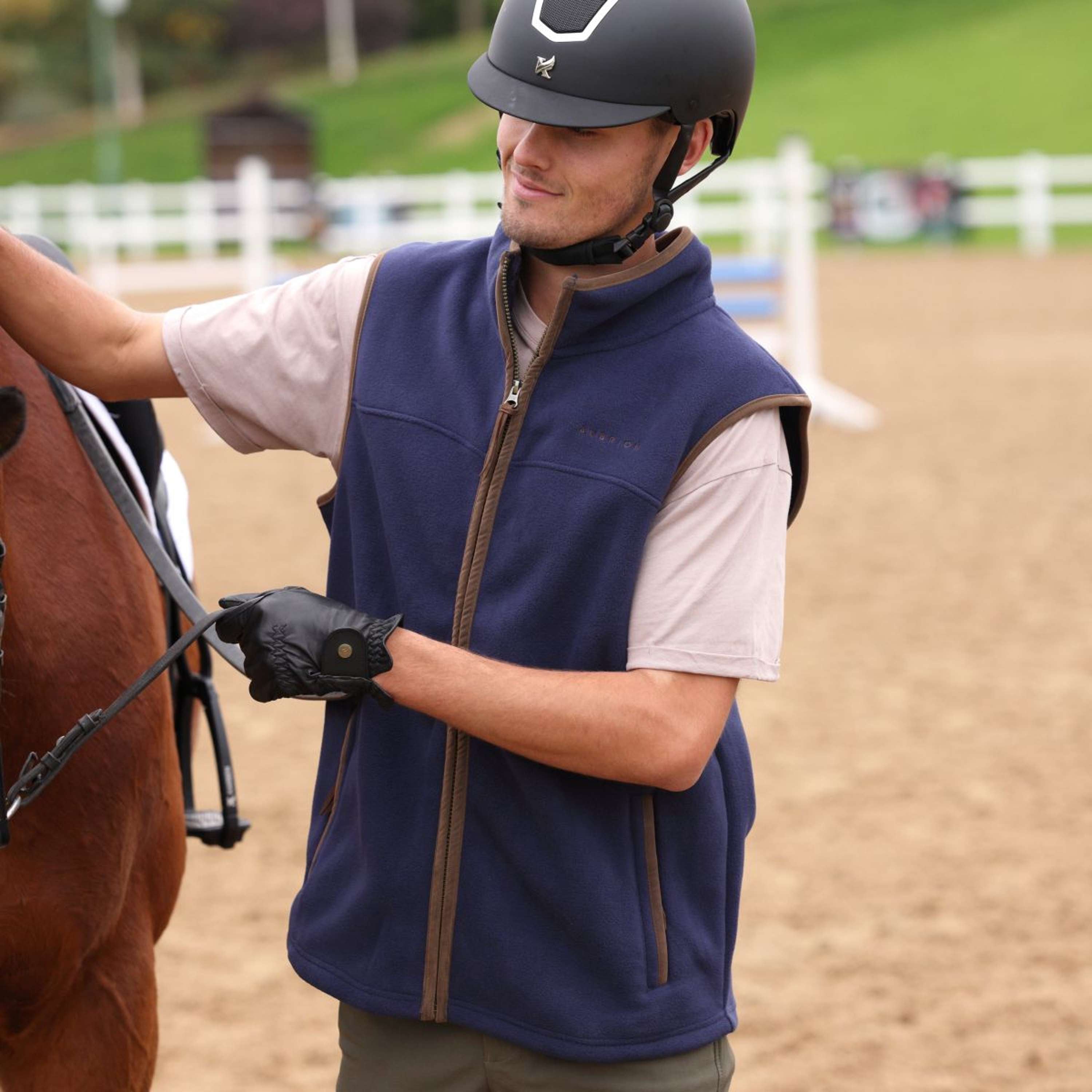 Aubrion by Shires Bodywarmer Original Fleece Men Navy