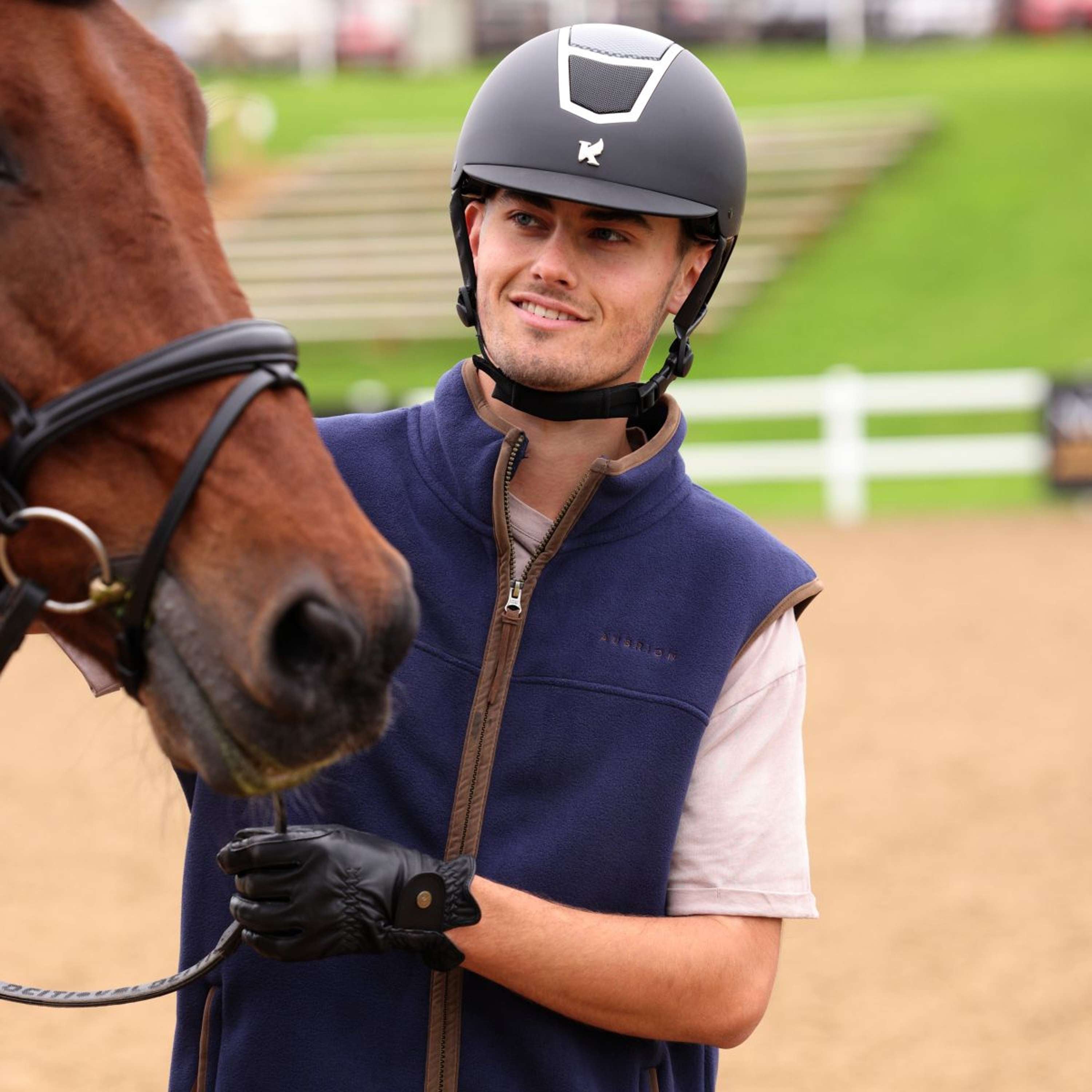 Aubrion by Shires Bodywarmer Original Fleece Men Navy