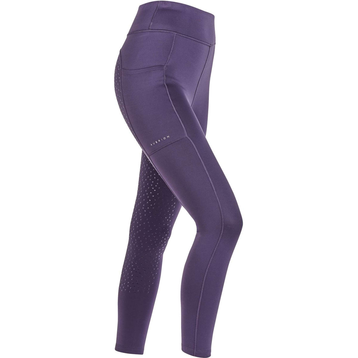 Aubrion Riding Legging Shield Winter Purple