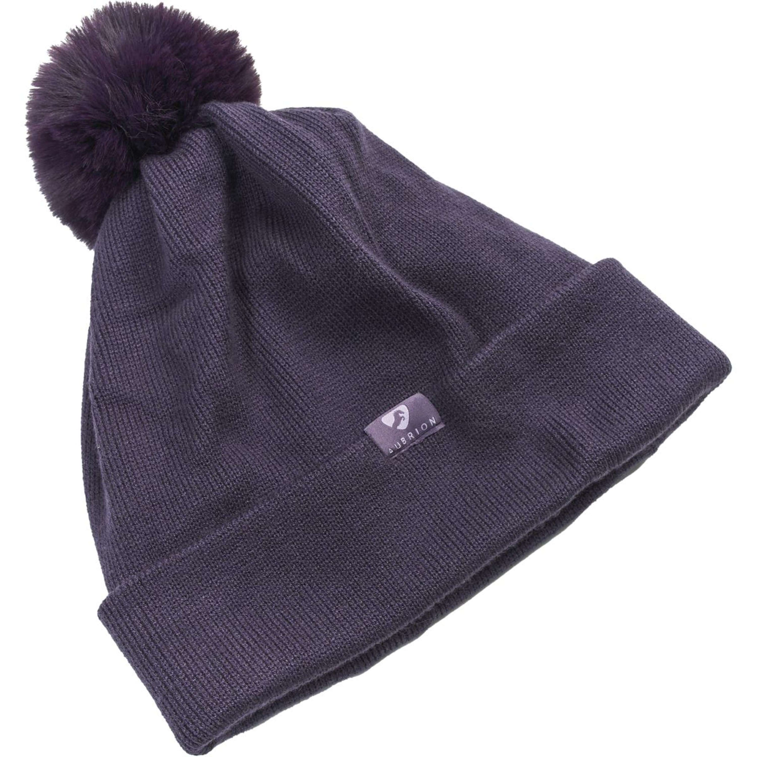 Aubrion Cap Lined Purple