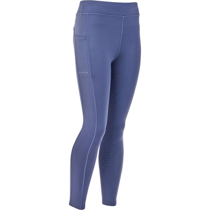 Aubrion Riding Legging Shield Young Rider Blue