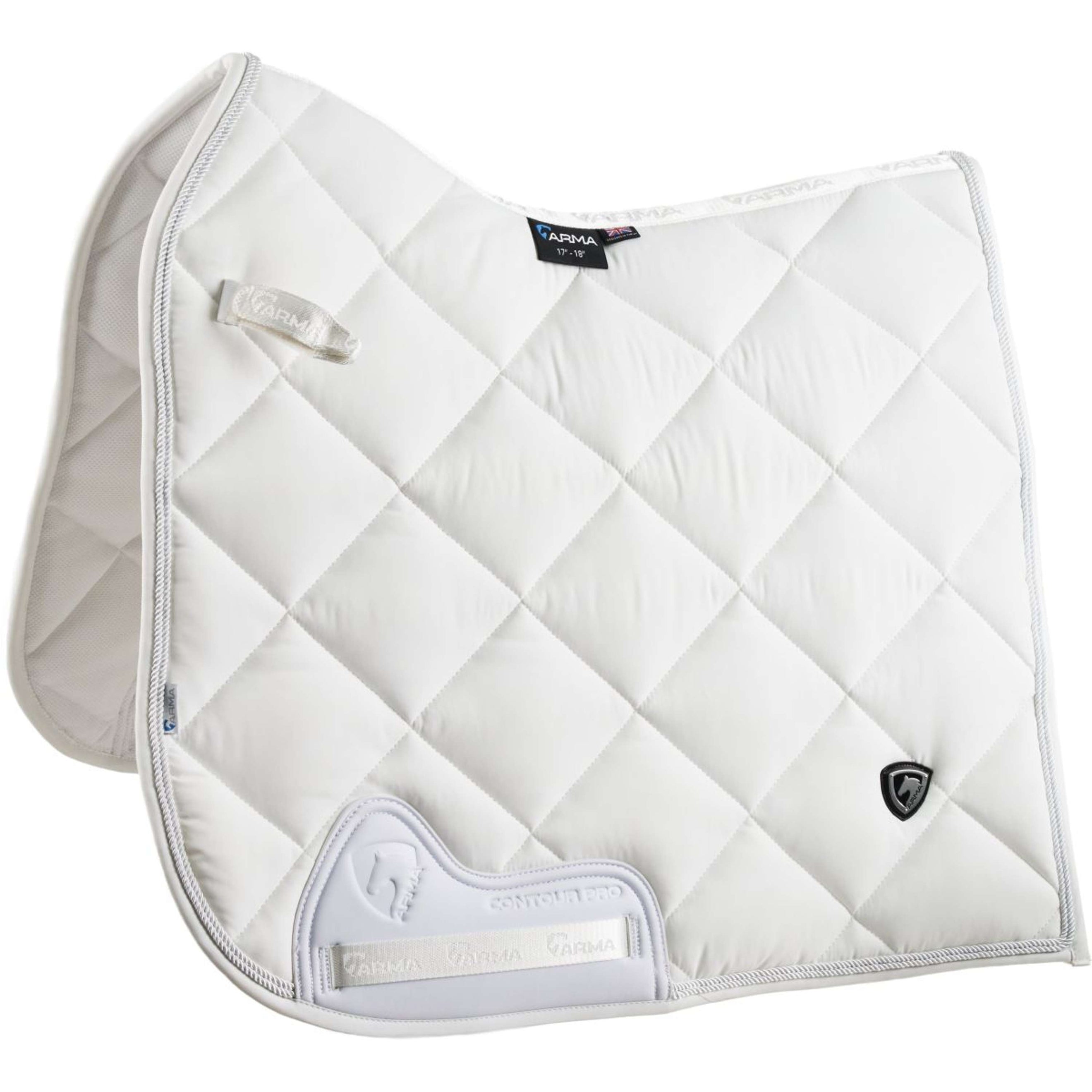 Arma by Shires Saddlepad Classic Dressage White