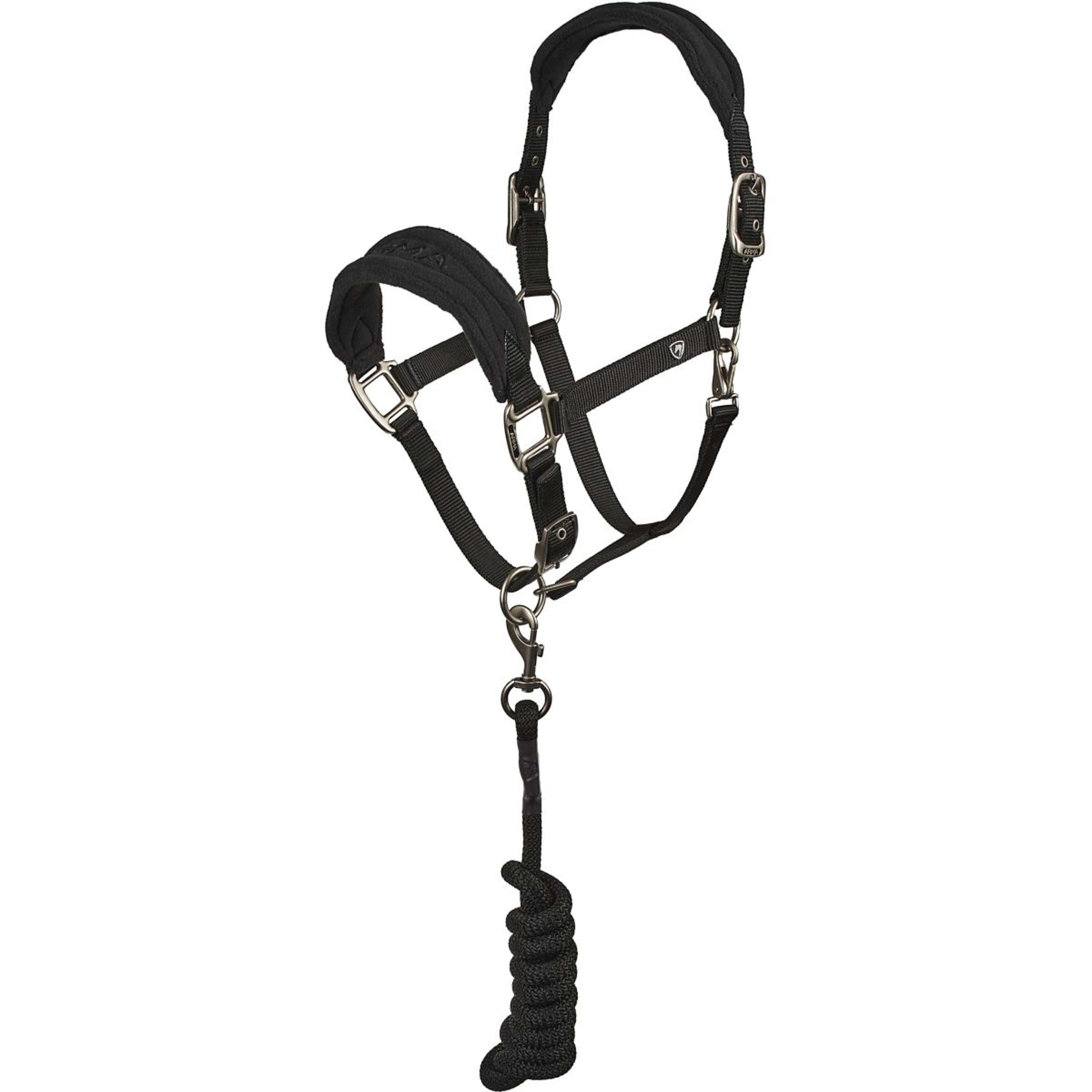 Arma by Shires Head Collar Set Comfy Black