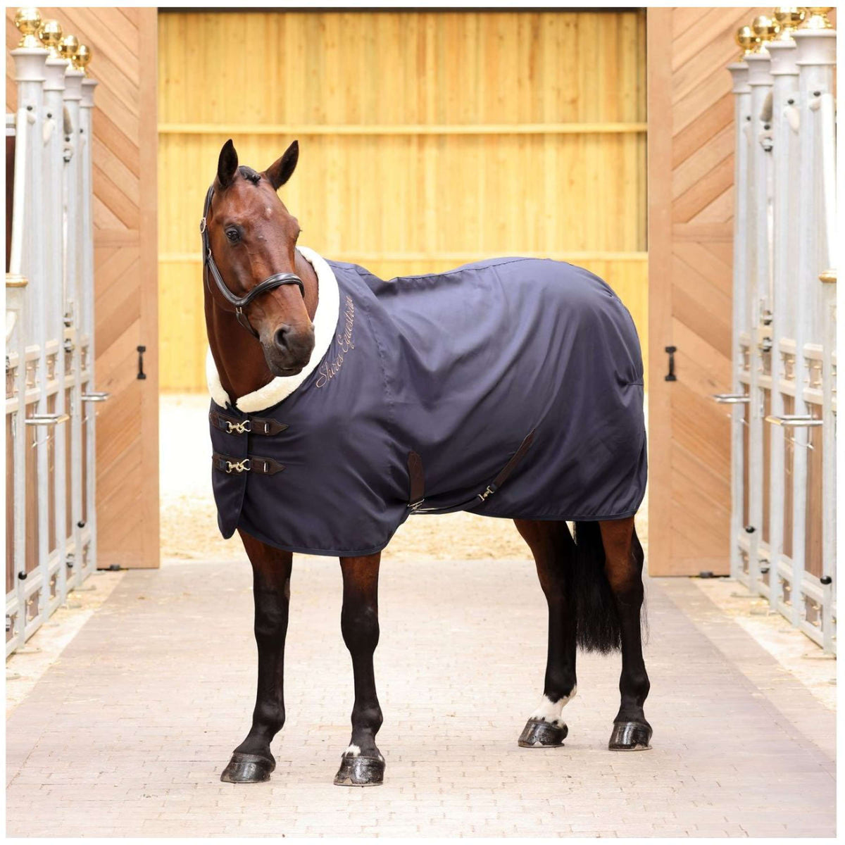 Shires Stable Rug Deluxe Navy