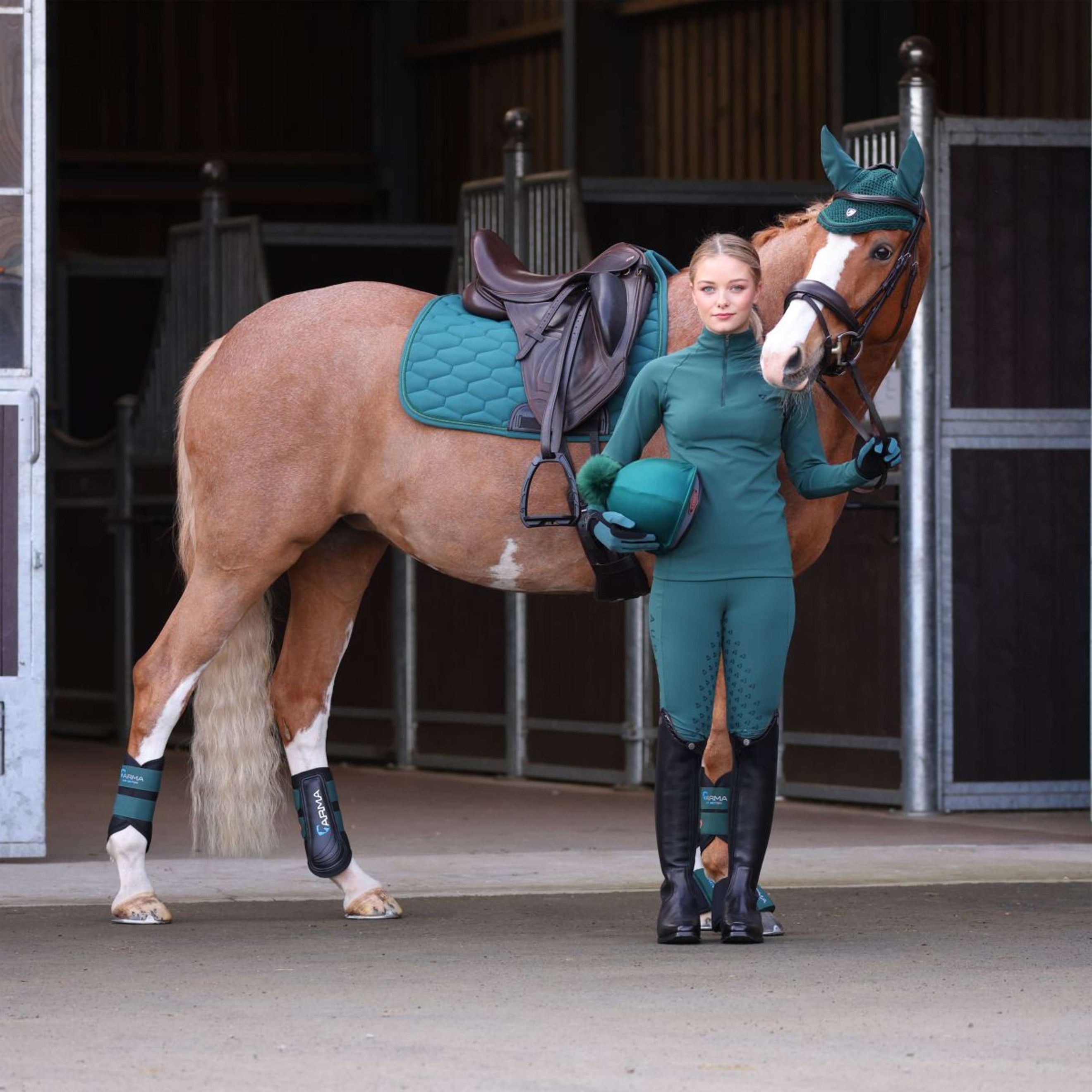 Arma by Shires Saddlepad Eltar General Purpose Green