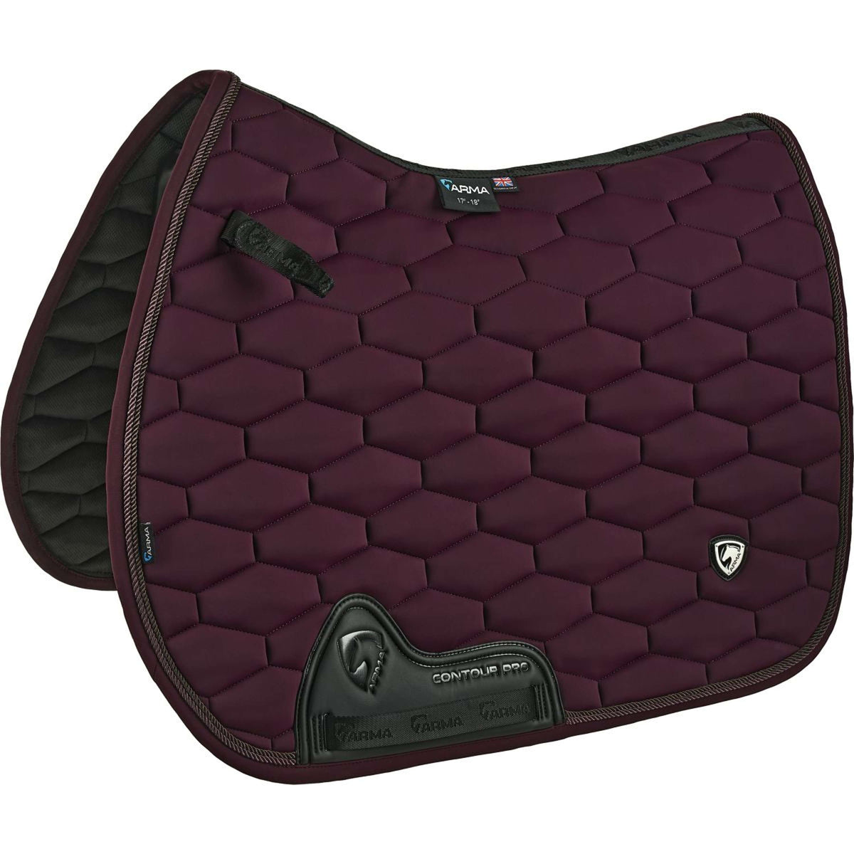 Arma by Shires Saddlepad Eltar General Purpose Black Cherry