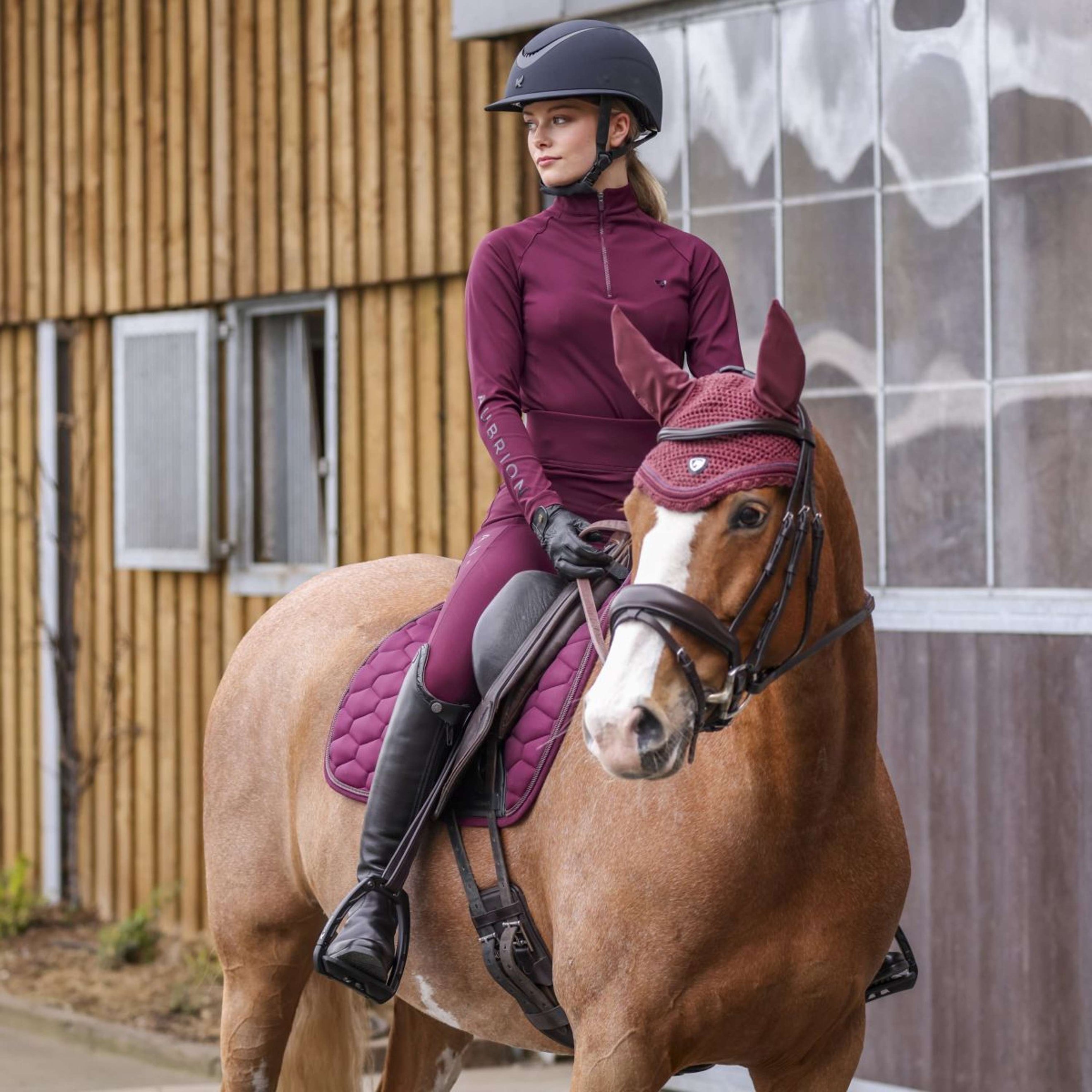 Arma by Shires Saddlepad Eltar General Purpose Black Cherry