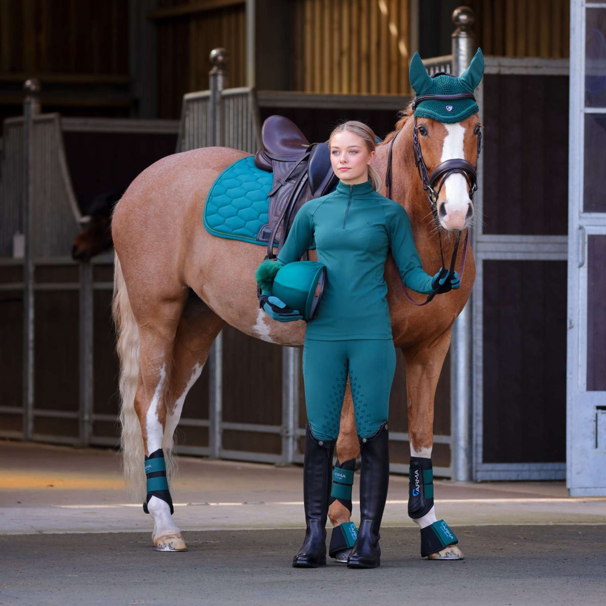 Arma by Shires Saddlepad Eltar General Purpose Green