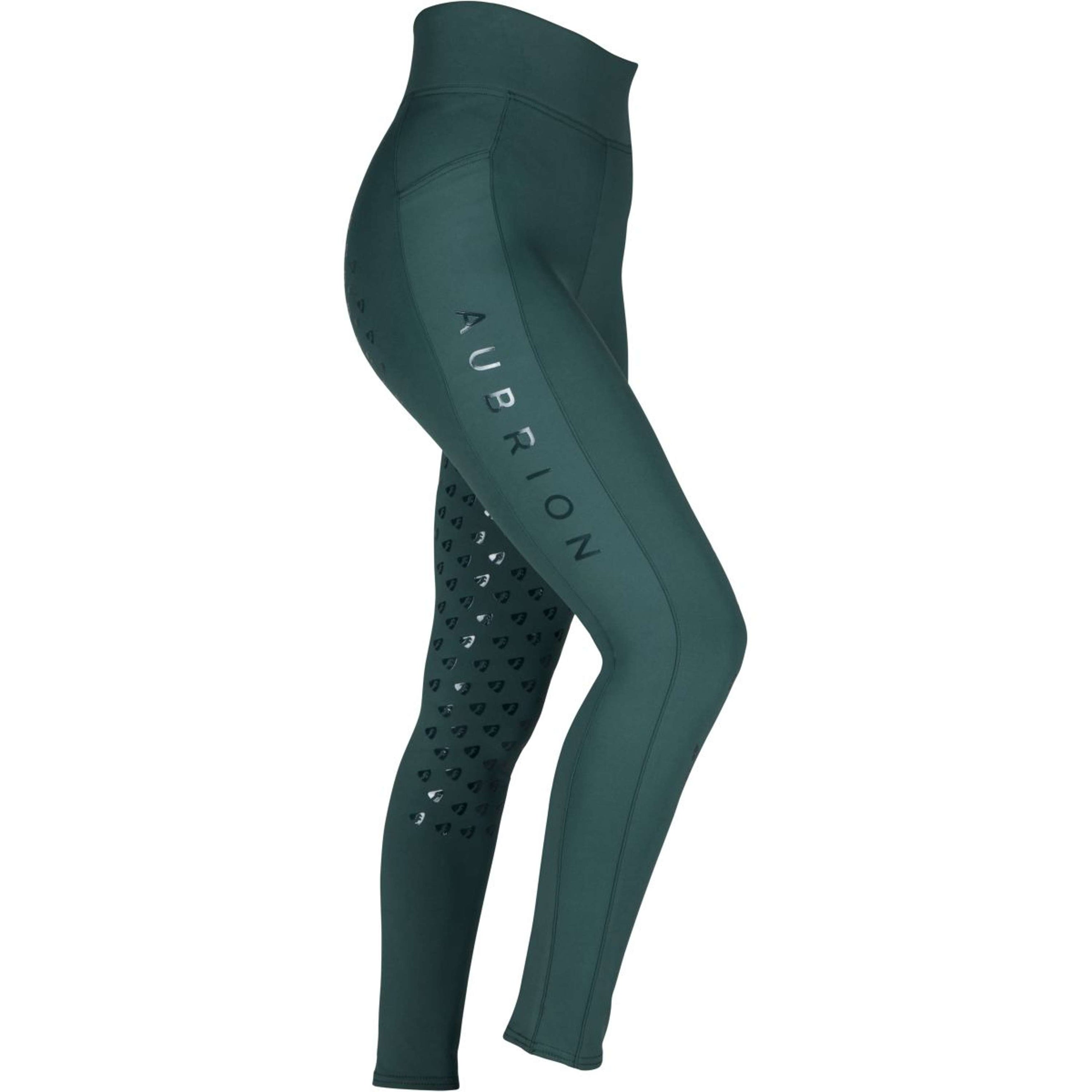 Aubrion Riding Legging Eltar Full Grip Green