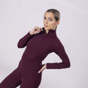 Aubrion Shirt Eltar Long Sleeves Black Cherry