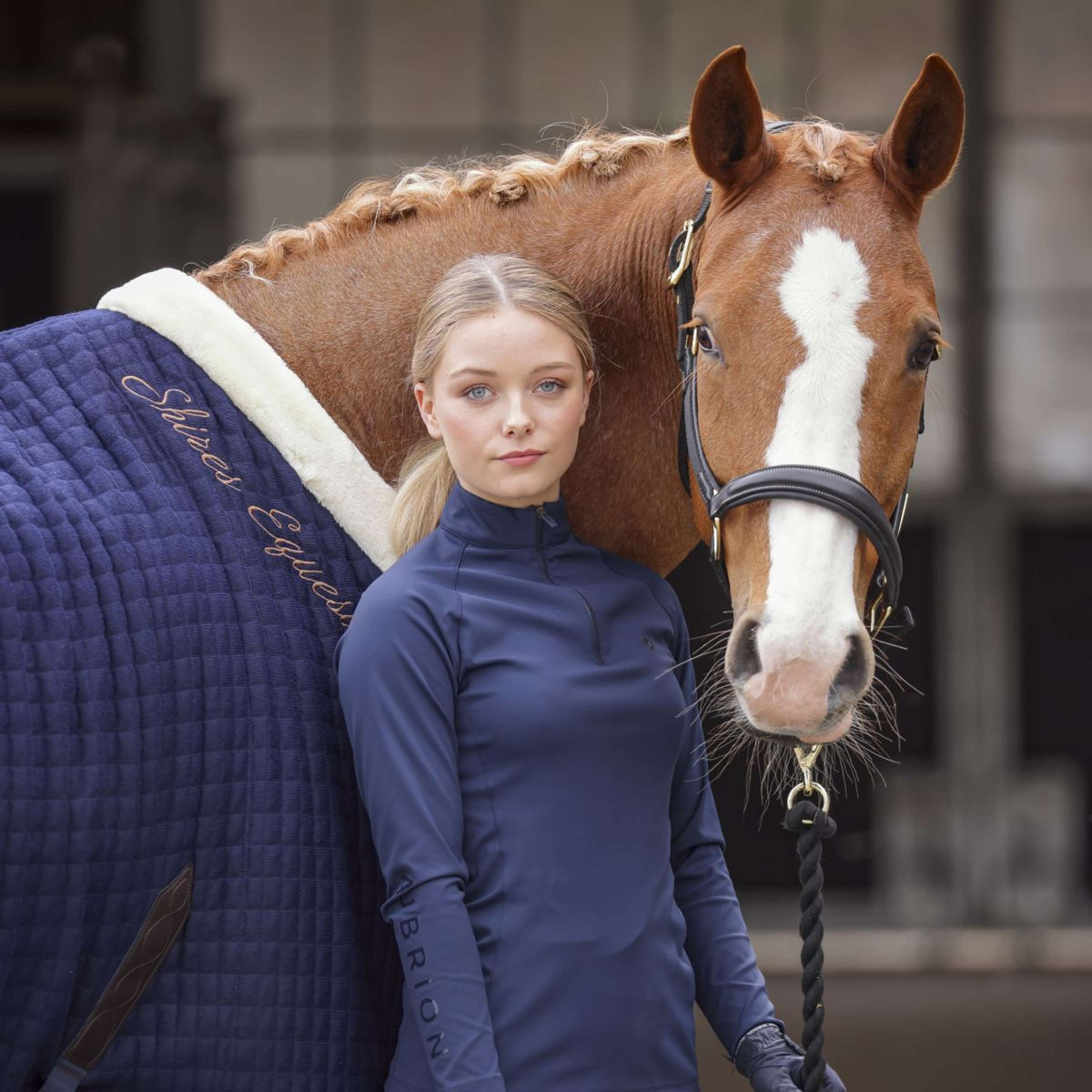 Aubrion Shirt Eltar Long Sleeves Navy