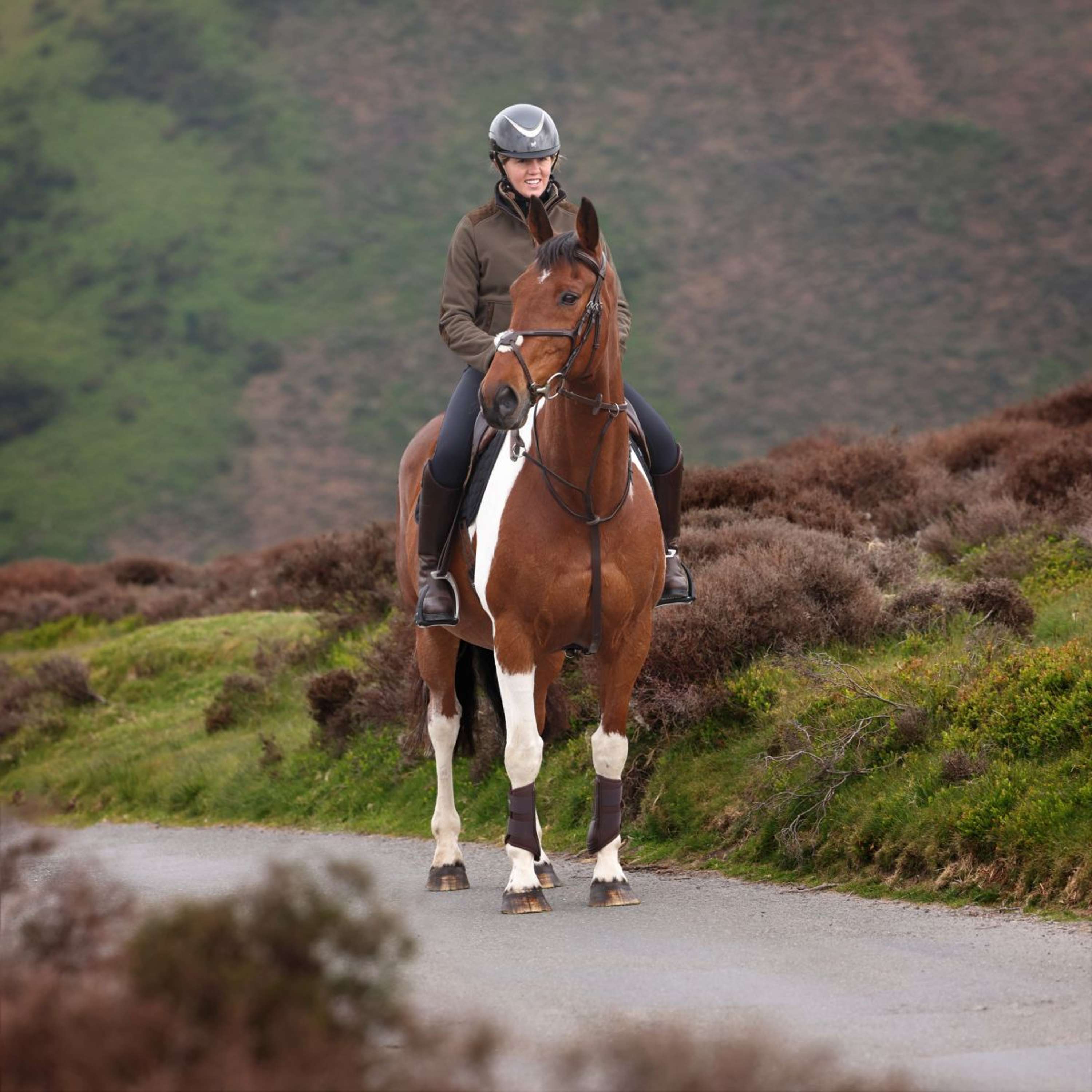 Aubrion by Shires Sweater Heritage Fleece Dark Olive