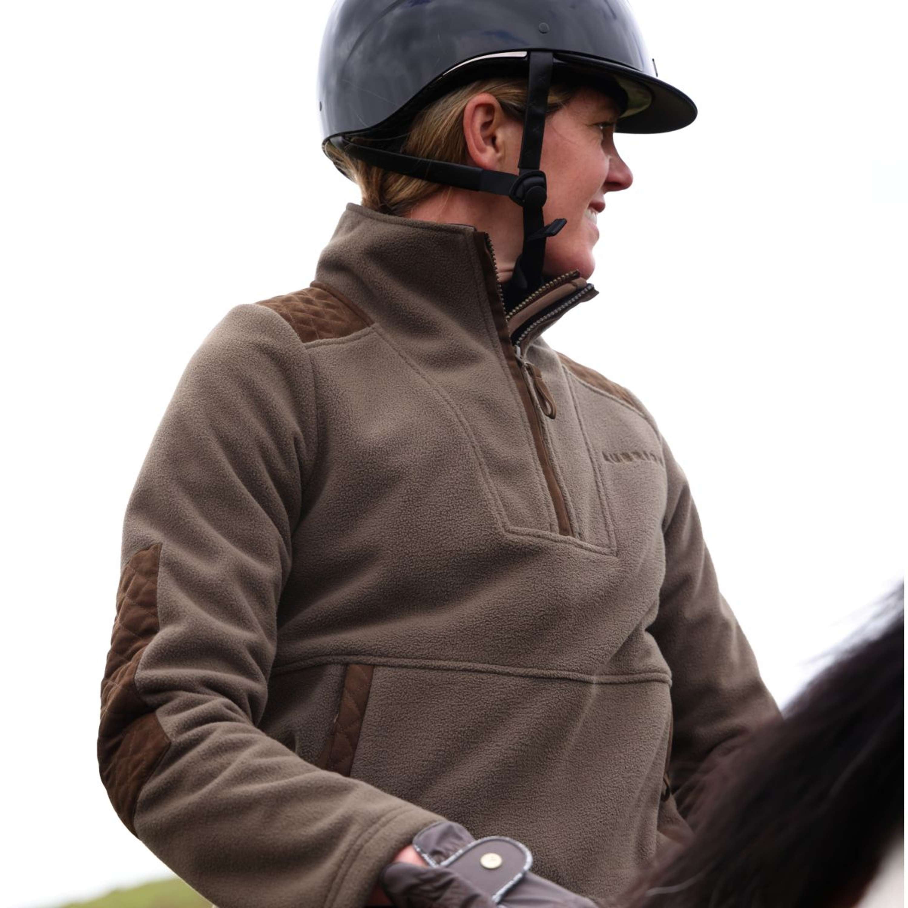 Aubrion by Shires Sweater Heritage Fleece Dark Olive