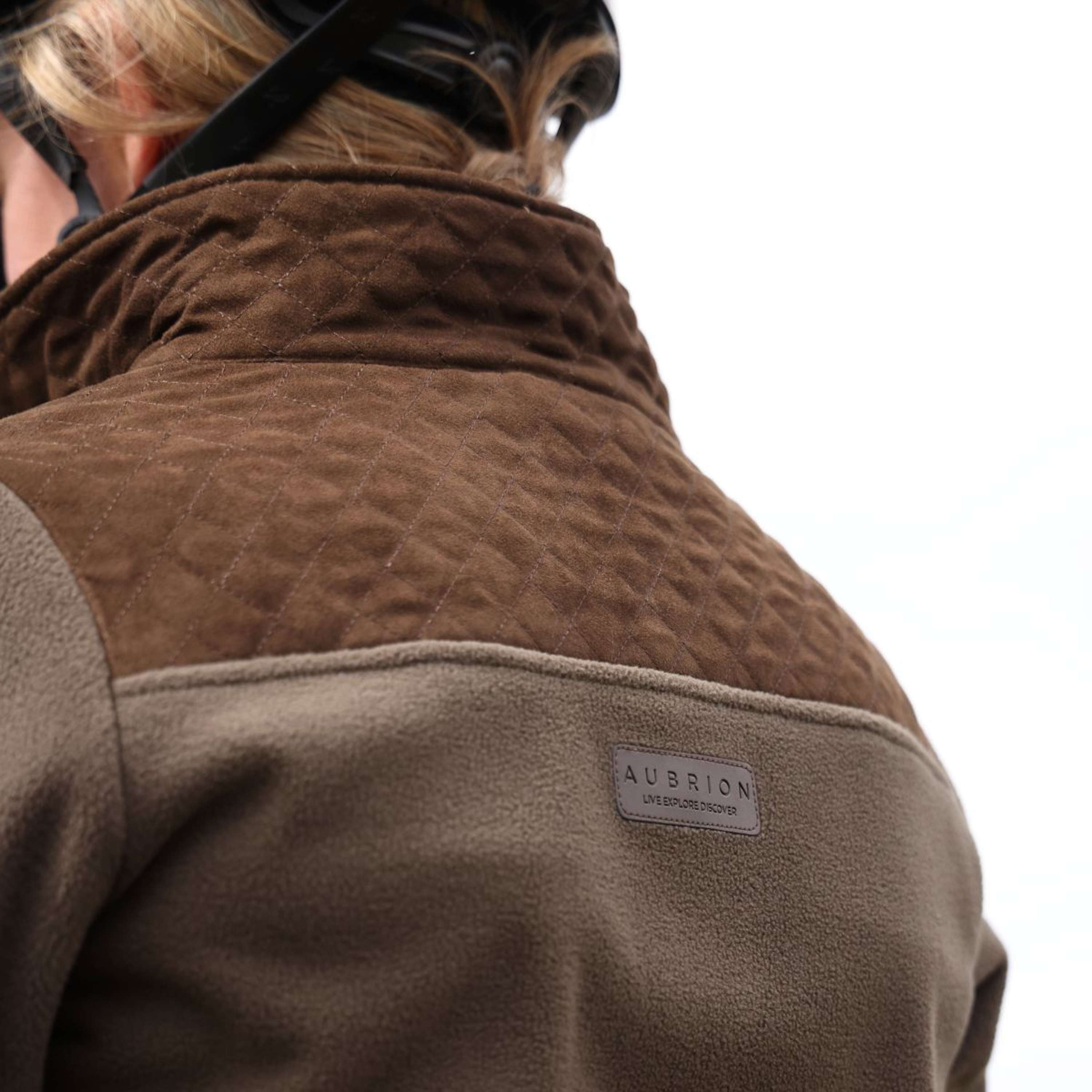 Aubrion by Shires Sweater Heritage Fleece Dark Olive